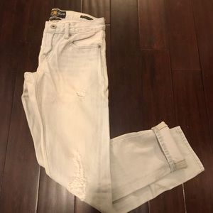 Distressed Lucky Brand sienna slim boyfriend jeans